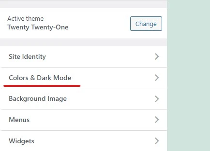 how to change background color in classic wordpress themes