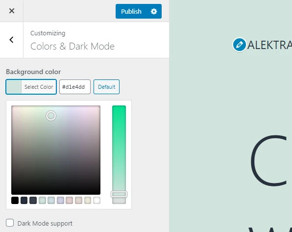 how to change colors in wordpress
